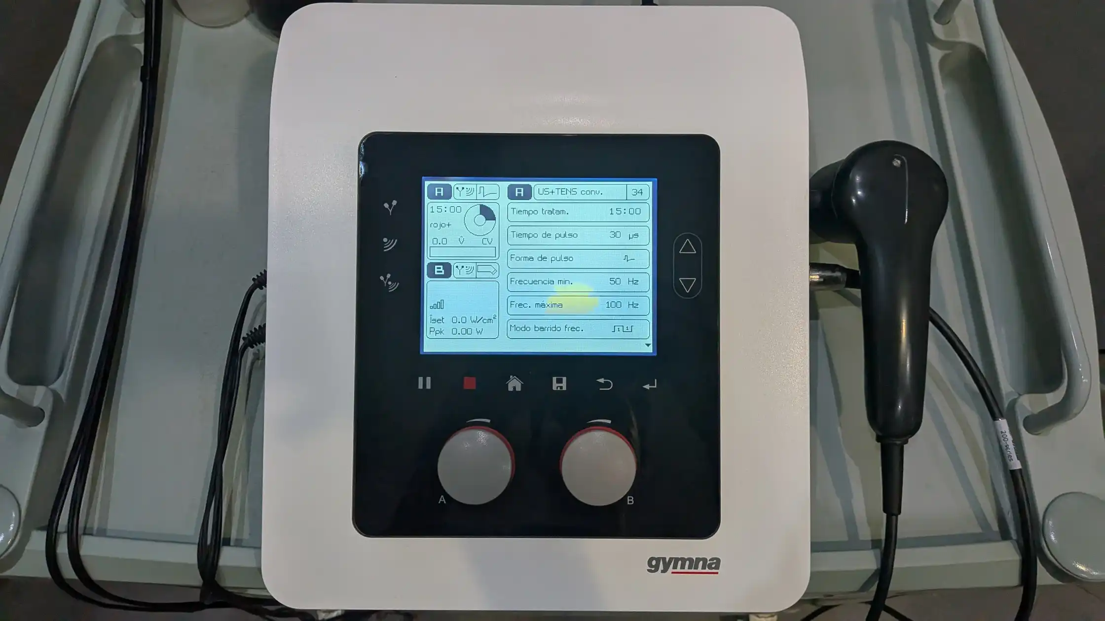 Màquina Gymna d'electroteràpia