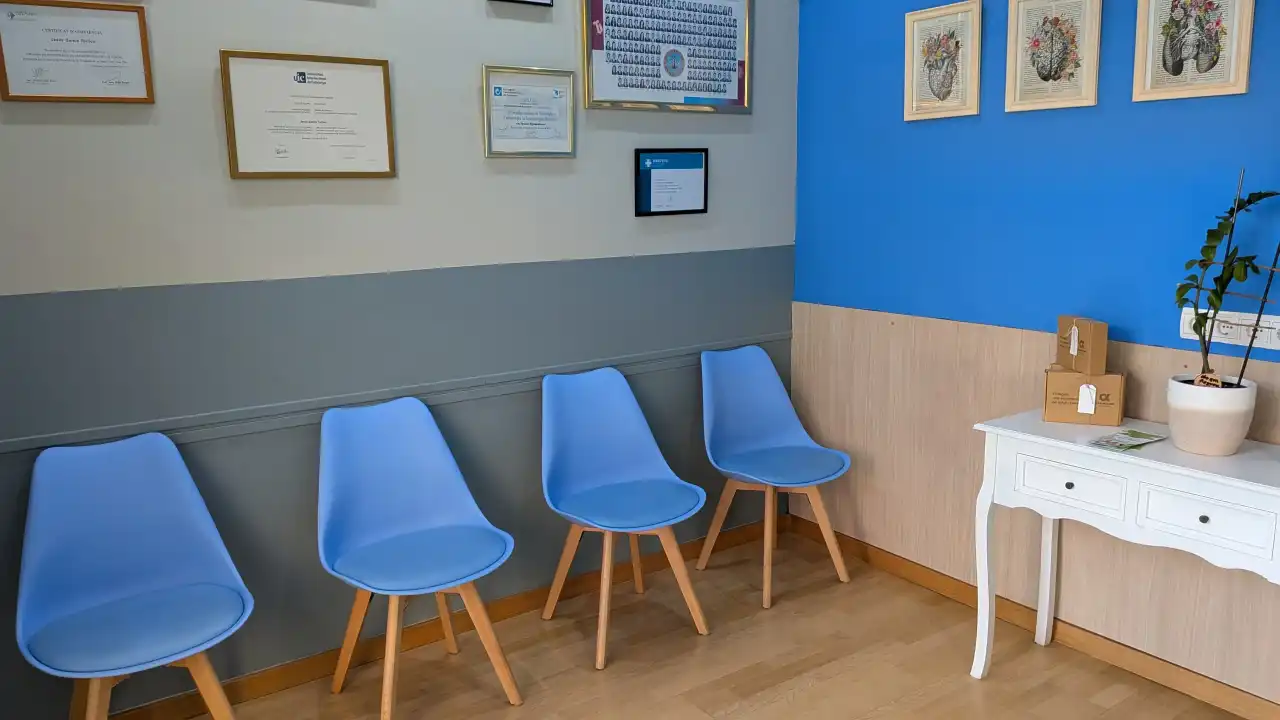 Sala d'espera del centre